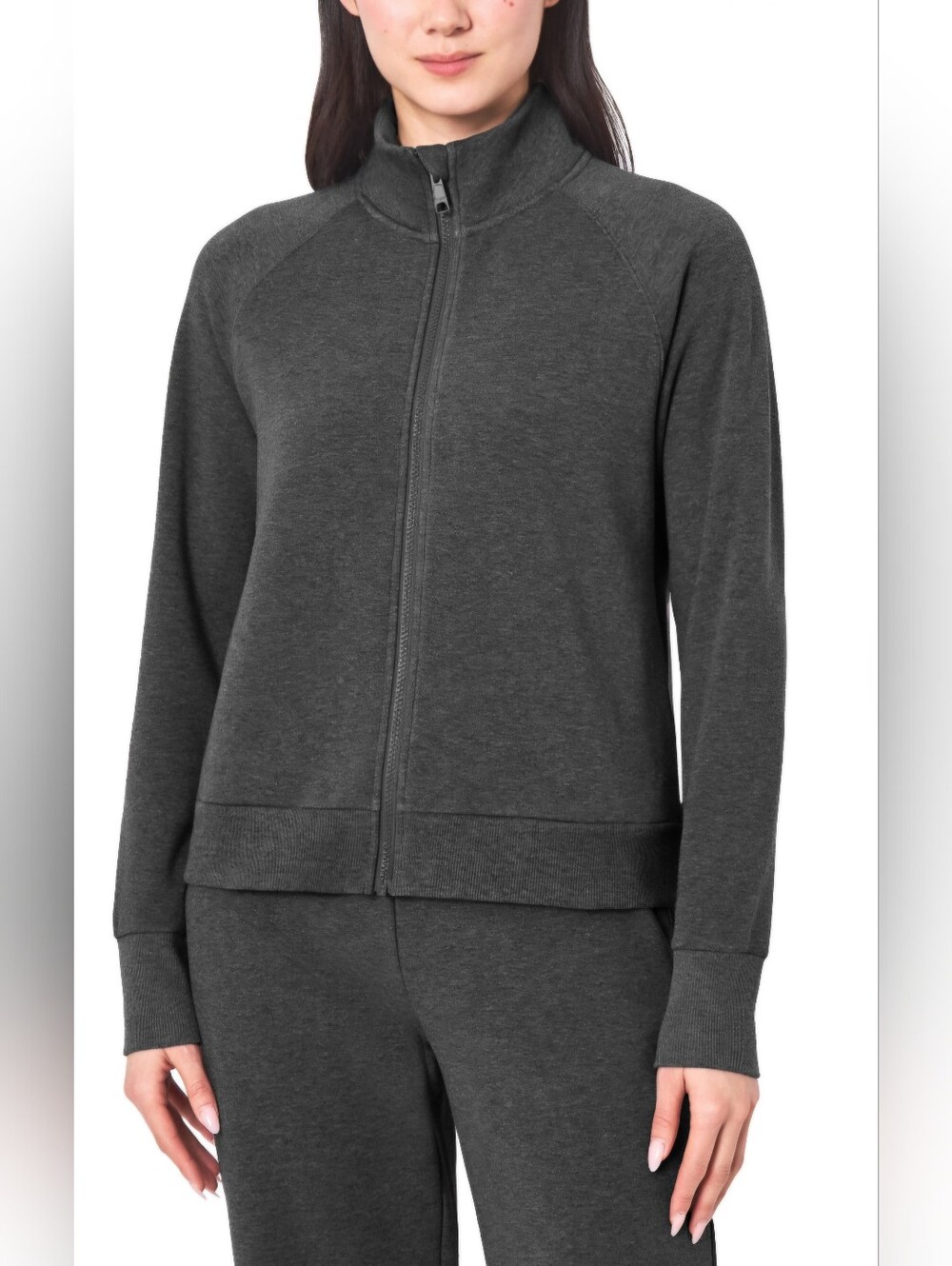 NEW! Mondetta Black Fleece Lined Full Zip Jacket Multiple Sizes